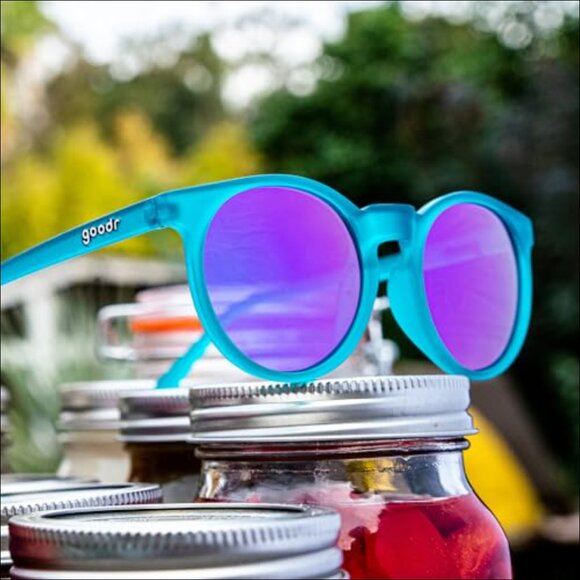 Polarized Round Sunglasses, No Slip No Bounce, Plastic Frames main image 2
